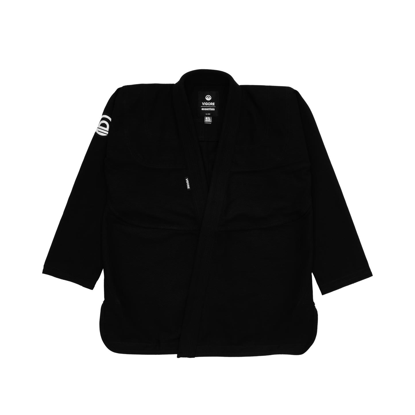 Essential black kimono
